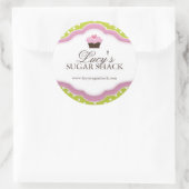 Große Bäckereiverpackungskleber Runder Aufkleber (Tasche)