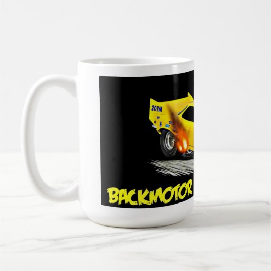 Große BackMotor Tasse 15 Unze (Links)