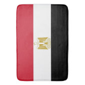 Große Badematte mit ägyptischer Flagge (Vorderseite Vertikal)