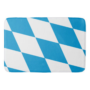 Große Badematte mit bayerischer Flagge, Deutschlan