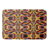 Große Badematte mit belgischen Farben (Vorderseite)