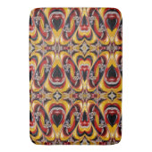 Große Badematte mit belgischen Farben (Vorderseite Vertikal)