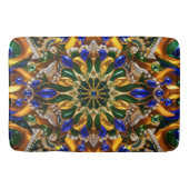 Große Badematte mit brasilianischen Farben (Vorderseite)