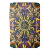 Große Badematte mit brasilianischen Farben (Vorderseite Vertikal)