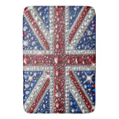 Große Badematte mit britischen Farben (Vorderseite Vertikal)