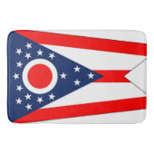 Große Badematte mit der Flagge des Ohio Staat, USA (Vorderseite)