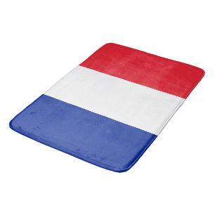 Große Badematte mit der Flagge Frankreichs