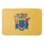 Große Badematte mit der Flagge New Jersey, USA (Vorderseite)