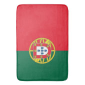 Große Badematte mit der Flagge Portugals (Vorderseite Vertikal)