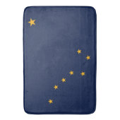 Große Badematte mit der Flagge von Alaska, USA (Vorderseite Vertikal)