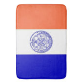 Große Badematte mit der Flagge von New York, USA (Vorderseite Vertikal)