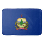 Große Badematte mit der Flagge von Vermont, USA (Vorderseite)