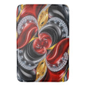 Große Badematte mit deutschen Farben (Vorderseite Vertikal)