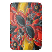 Große Badematte mit deutschen Farben (Vorderseite Vertikal)