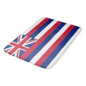 Große Badematte mit Fahne Hawaii, USA (Schrägansicht)