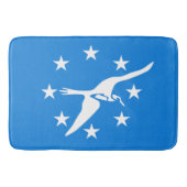 Große Badematte mit Fahne von Corpus Christi (Vorderseite)