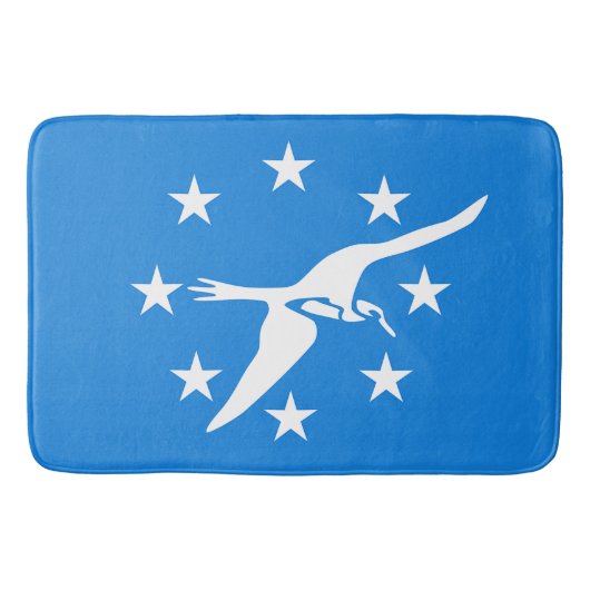 Große Badematte mit Fahne von Corpus Christi (Vorderseite)