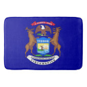 Große Badematte mit Fahne von Michigan, USA (Vorderseite)