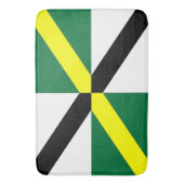 Große Badematte mit Fahne von Monterey (Vorderseite Vertikal)