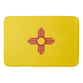 Große Badematte mit Fahne von New Mexico, USA (Vorderseite)