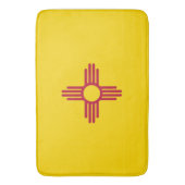 Große Badematte mit Fahne von New Mexico, USA (Vorderseite Vertikal)