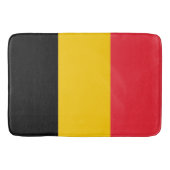 Große Badematte mit Flagge Belgiens (Vorderseite)