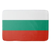 Große Badematte mit Flagge Bulgariens (Vorderseite)