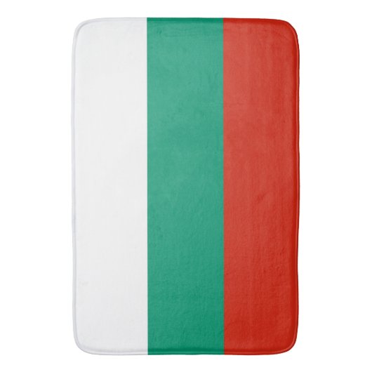 Große Badematte mit Flagge Bulgariens (Vorderseite Vertikal)