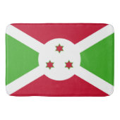 Große Badematte mit Flagge Burundis (Vorderseite)