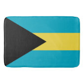 Große Badematte mit Flagge der Bahamas (Vorderseite)
