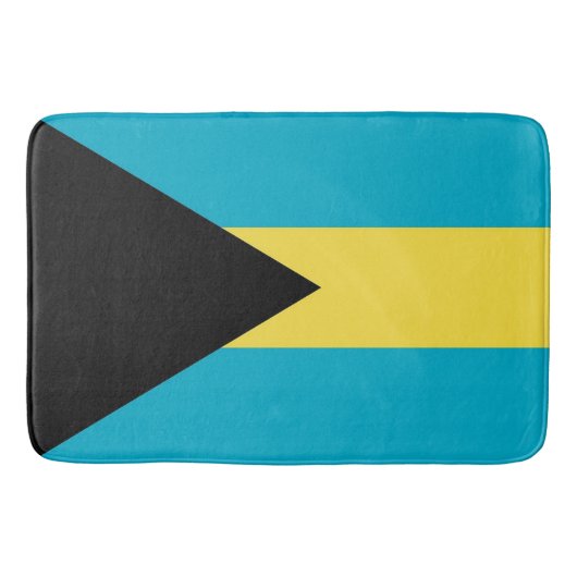 Große Badematte mit Flagge der Bahamas (Vorderseite)