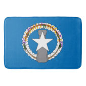 Große Badematte mit Flagge der Mariana-Inseln, USA (Vorderseite)
