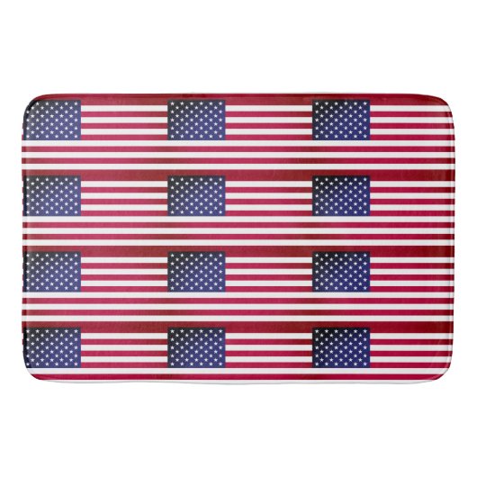 Große Badematte mit Flagge der USA (Vorderseite)
