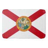 Große Badematte mit Flagge Floridas, USA (Vorderseite)