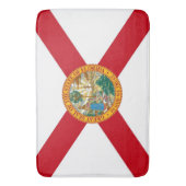 Große Badematte mit Flagge Floridas, USA (Vorderseite Vertikal)