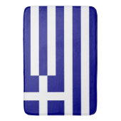 Große Badematte mit Flagge Griechenlands (Vorderseite Vertikal)