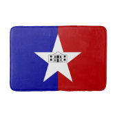 Große Badematte mit Flagge San Antonio (Vorderseite)