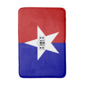 Große Badematte mit Flagge San Antonio (Vorderseite Vertikal)