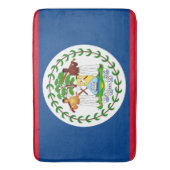 Große Badematte mit Flagge von Belize (Vorderseite Vertikal)