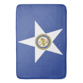 Große Badematte mit Flagge von Houston (Vorderseite Vertikal)