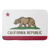 Große Badematte mit Flagge von Kalifornien, USA (Vorderseite)