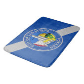 Große Badematte mit Flagge von Las Vegas (Schrägansicht)