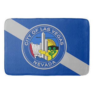 Große Badematte mit Flagge von Las Vegas