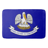 Große Badematte mit Flagge von Louisiana, USA (Vorderseite)