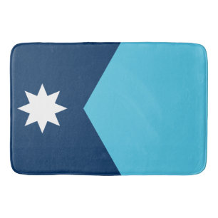 Große Badematte mit Flagge von Minnesota, USA