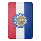 Große Badematte mit Flagge von Missouri, USA (Vorderseite Vertikal)