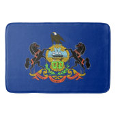 Große Badematte mit Flagge von Pennsylvania, USA (Vorderseite)