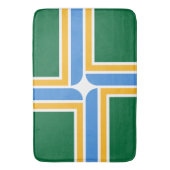 Große Badematte mit Flagge von Portland (Vorderseite Vertikal)