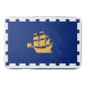 Große Badematte mit Flagge von Quebec City (Vorderseite)