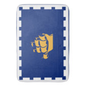 Große Badematte mit Flagge von Quebec City (Vorderseite Vertikal)